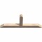 Ekena Millwork Portland Smooth Timber Gable Bracket, Douglas Fir, 48"W x 18"H x 3 1/2"D x 3 1/2"F, 9/12 Pitch GBW048X18X0404POR00SDF - alternate 4